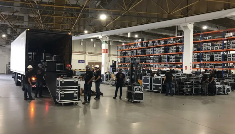 Veículo de entrega em operação