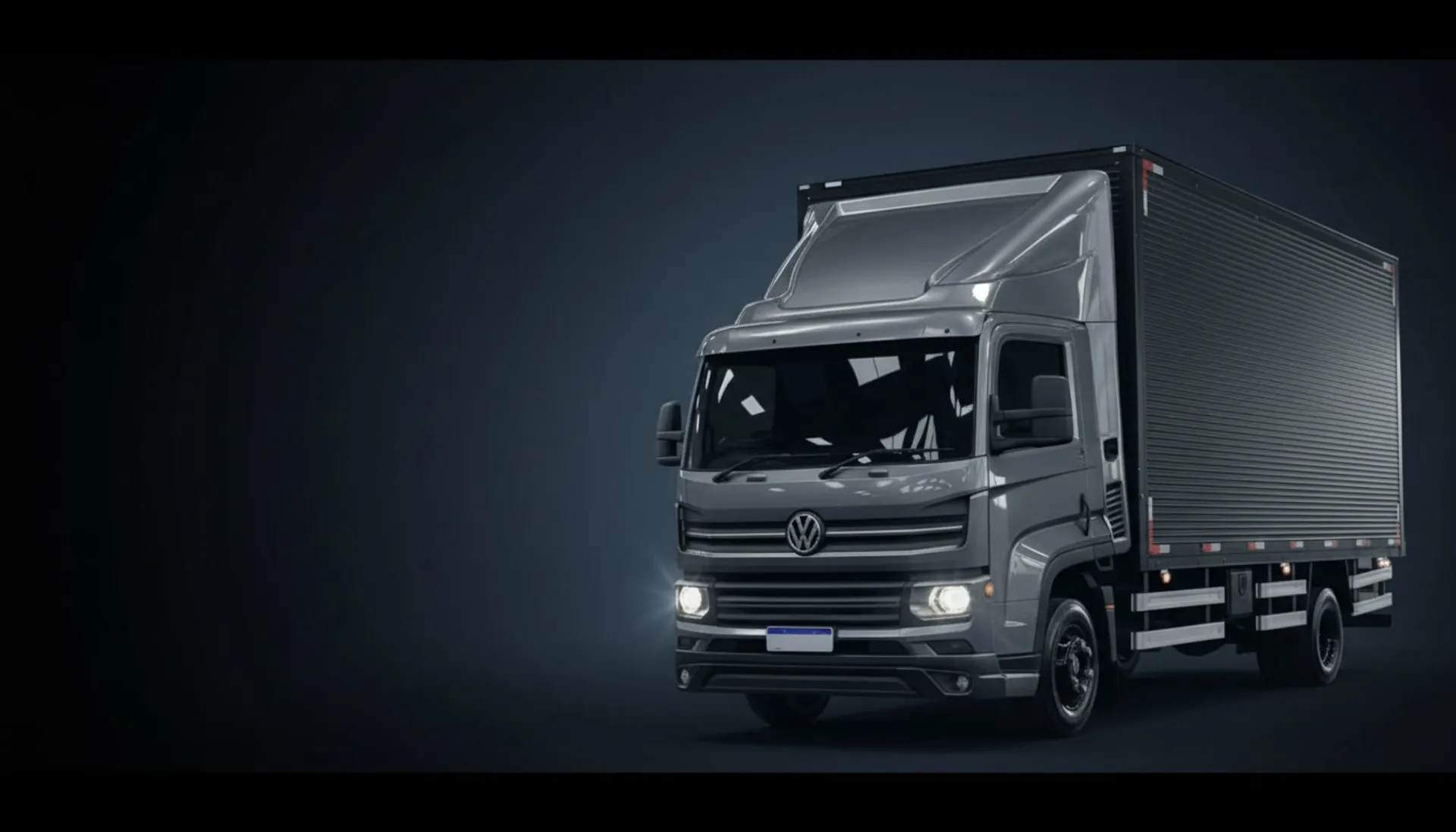 Caminhão moderno na rodovia representando transporte rodoviário